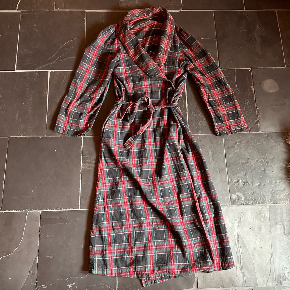 Flannel Plaid Robe